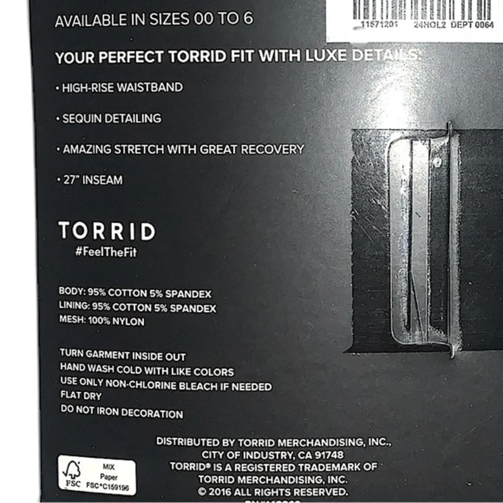 Black Sequin Women's Pants - Picture 4 of 7